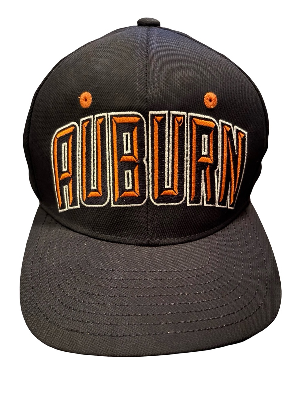 Auburn Zephyr Navy and Orange Embroidered Logo Cap